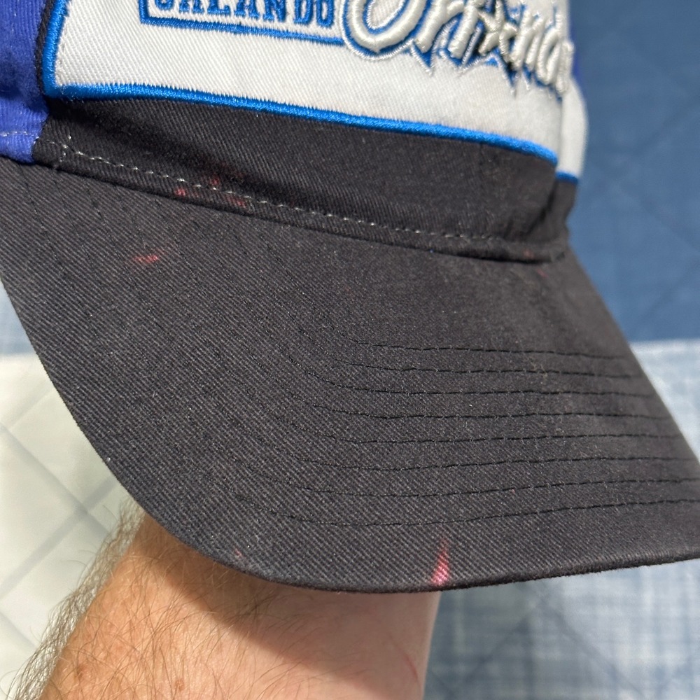 Orlando Magic Hat 47 Twins Hardwood Classics NBA Basketball Cap Blue Black OSFA - Picture 3 of 8